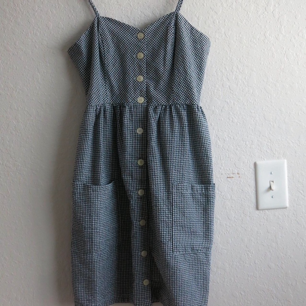 Forever 21 Checkered Gingham Midi Dress